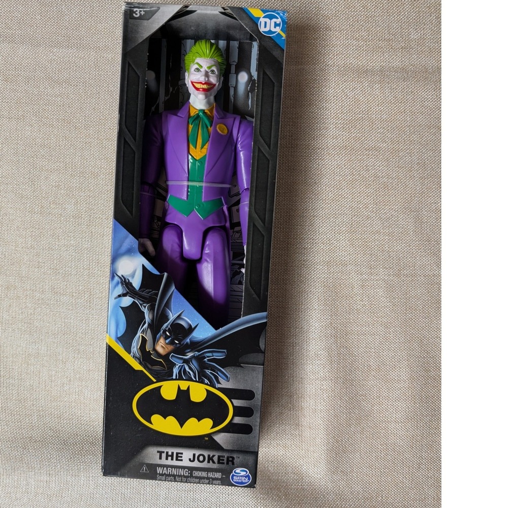 DC Comics The Joker Action Figure Kids 12 Inch Purple NWT Spin Master Batman